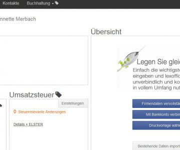 Buchhaltung  in der Cloud: Testbericht lexoffice